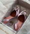 Pointed Toe Stone Embellished Stiletto